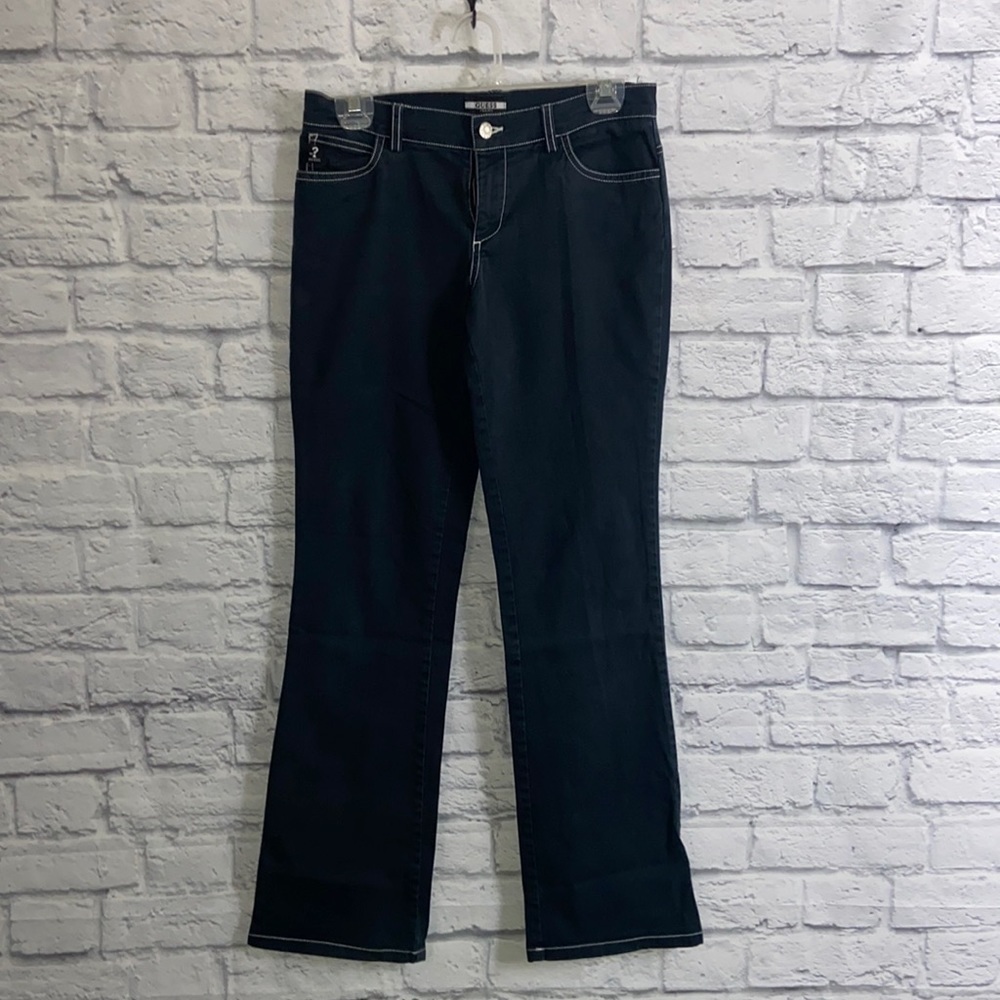 Guess 27 Y2K Black Low Rise Bootcut Jeans